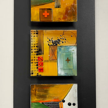 Marguerite Beneke - Gallery - 16 x 8 Wall Mounted 3 x 4x4 Inch Tiles